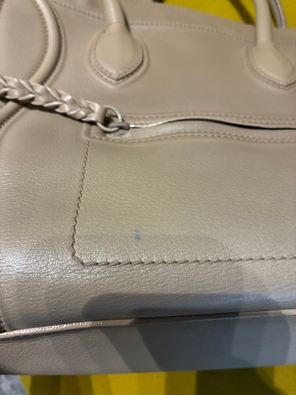 Celine Taupe Pebbled Leather phantom bag- authentic and good condition - Picture 9 of 9